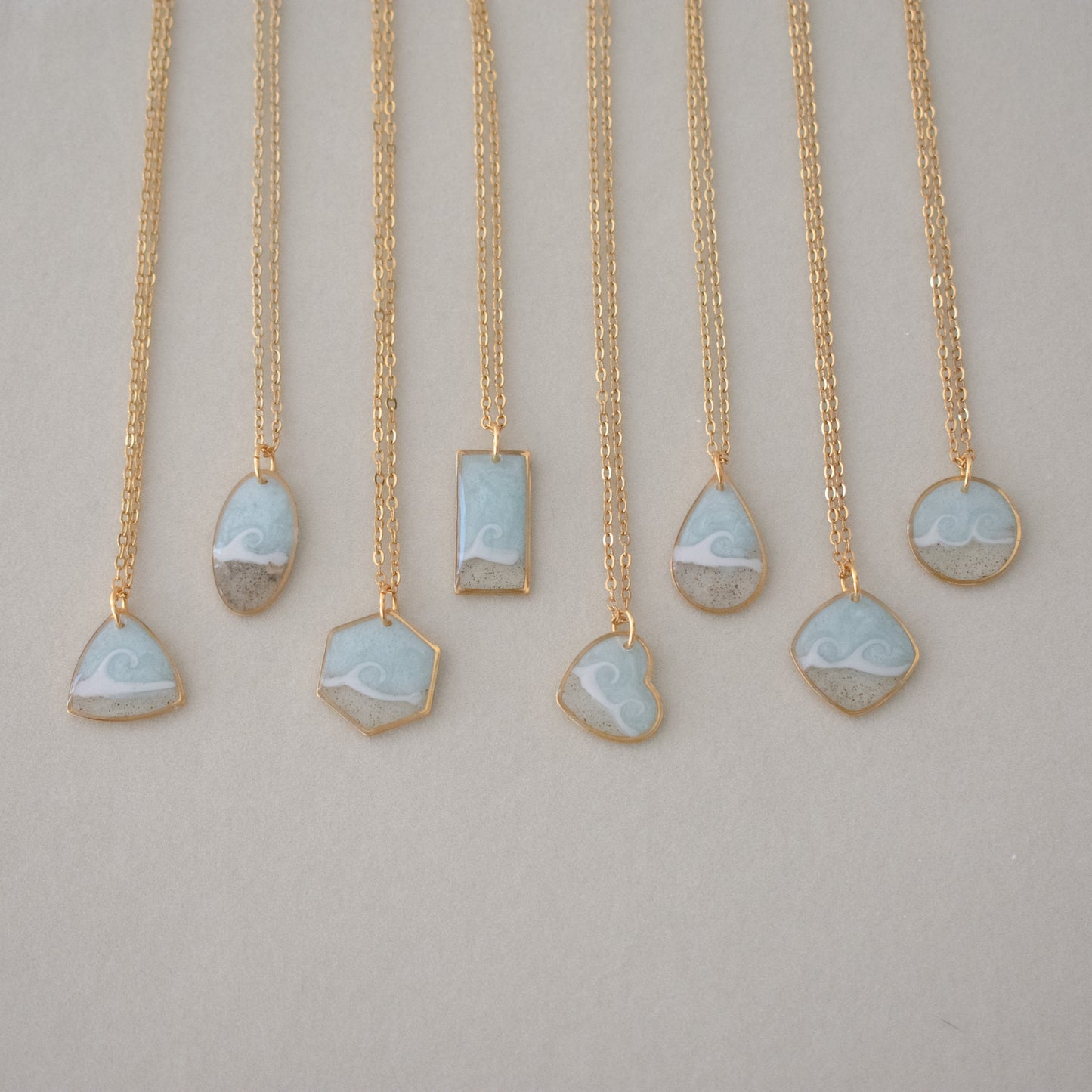 Wave Necklace in Gold