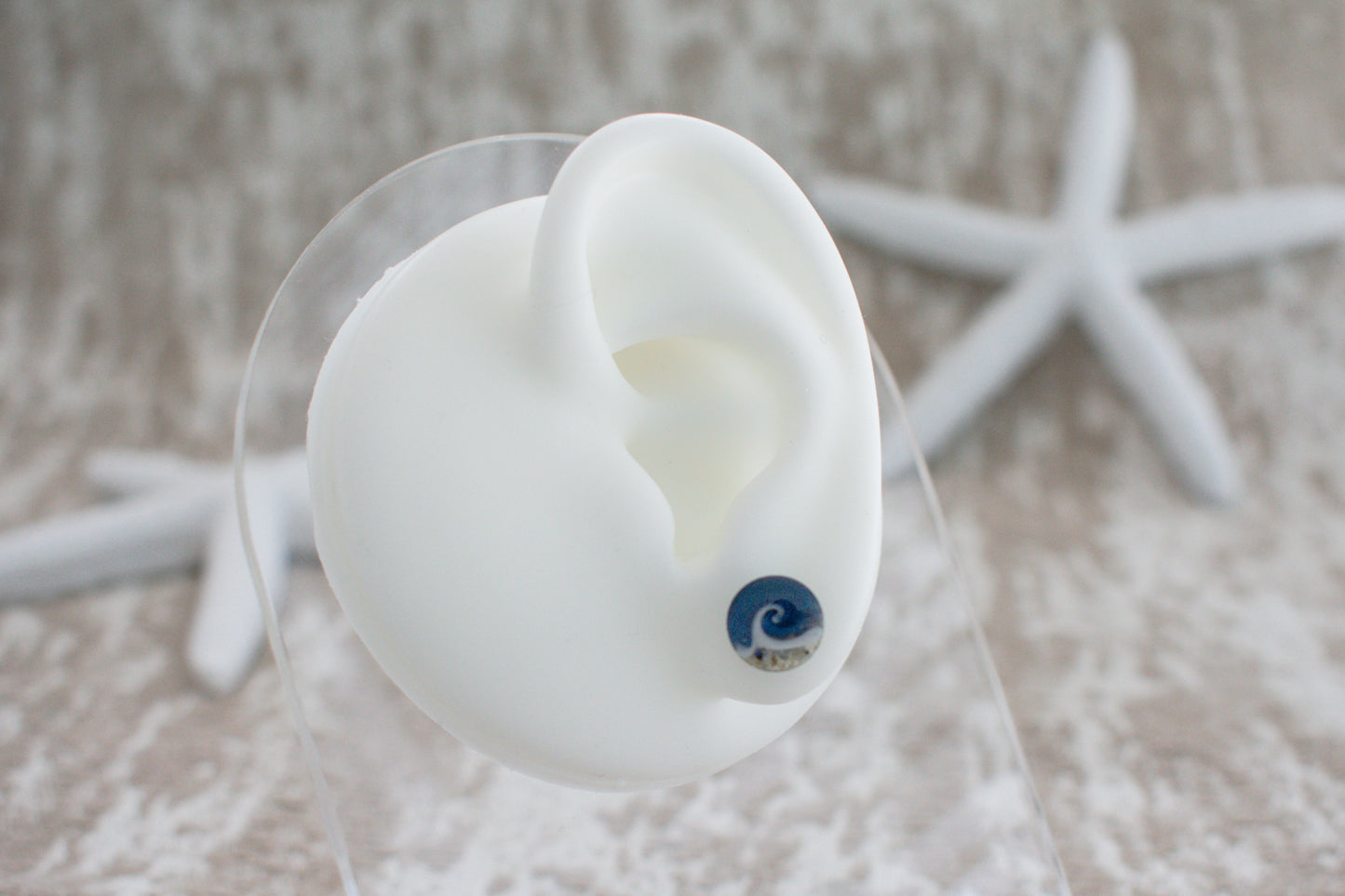 Mini Wave Stud Earrings