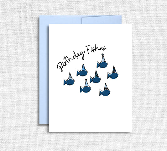 Birthday Fishes Greeting Card