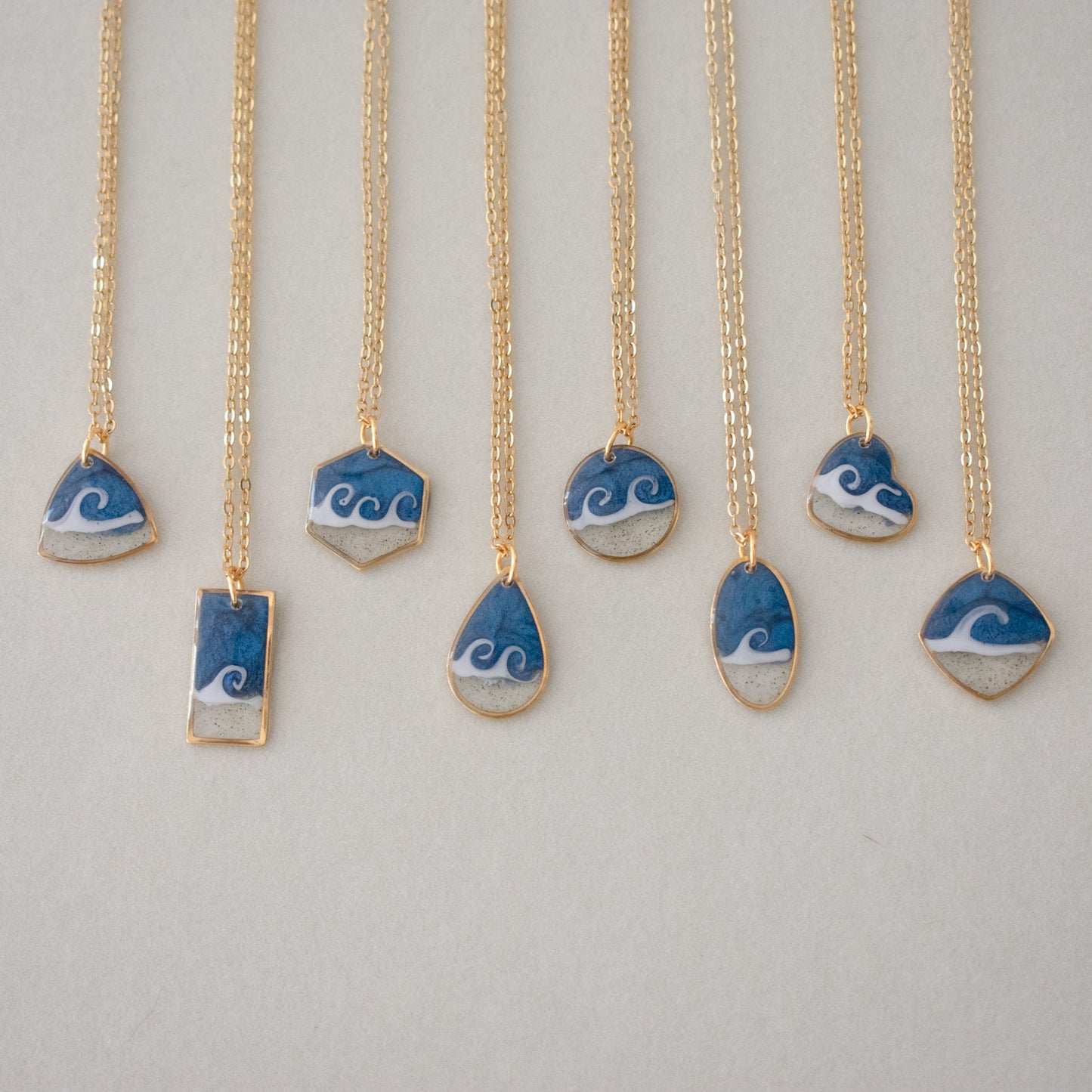 Wave Necklace in Gold