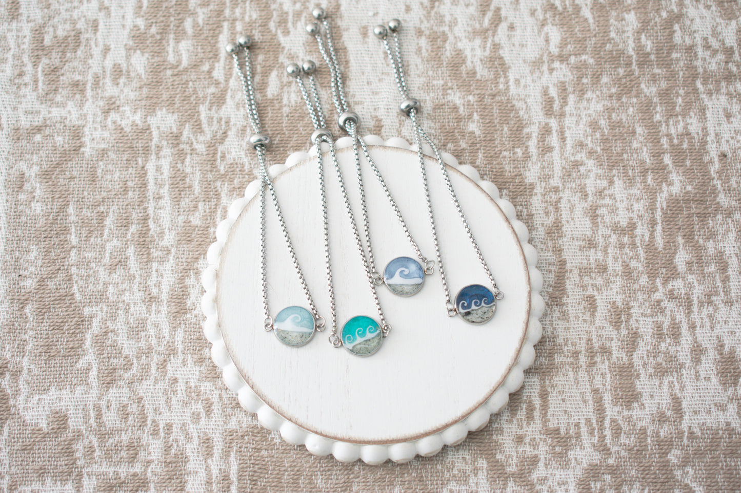 Wave Bracelet in Silver