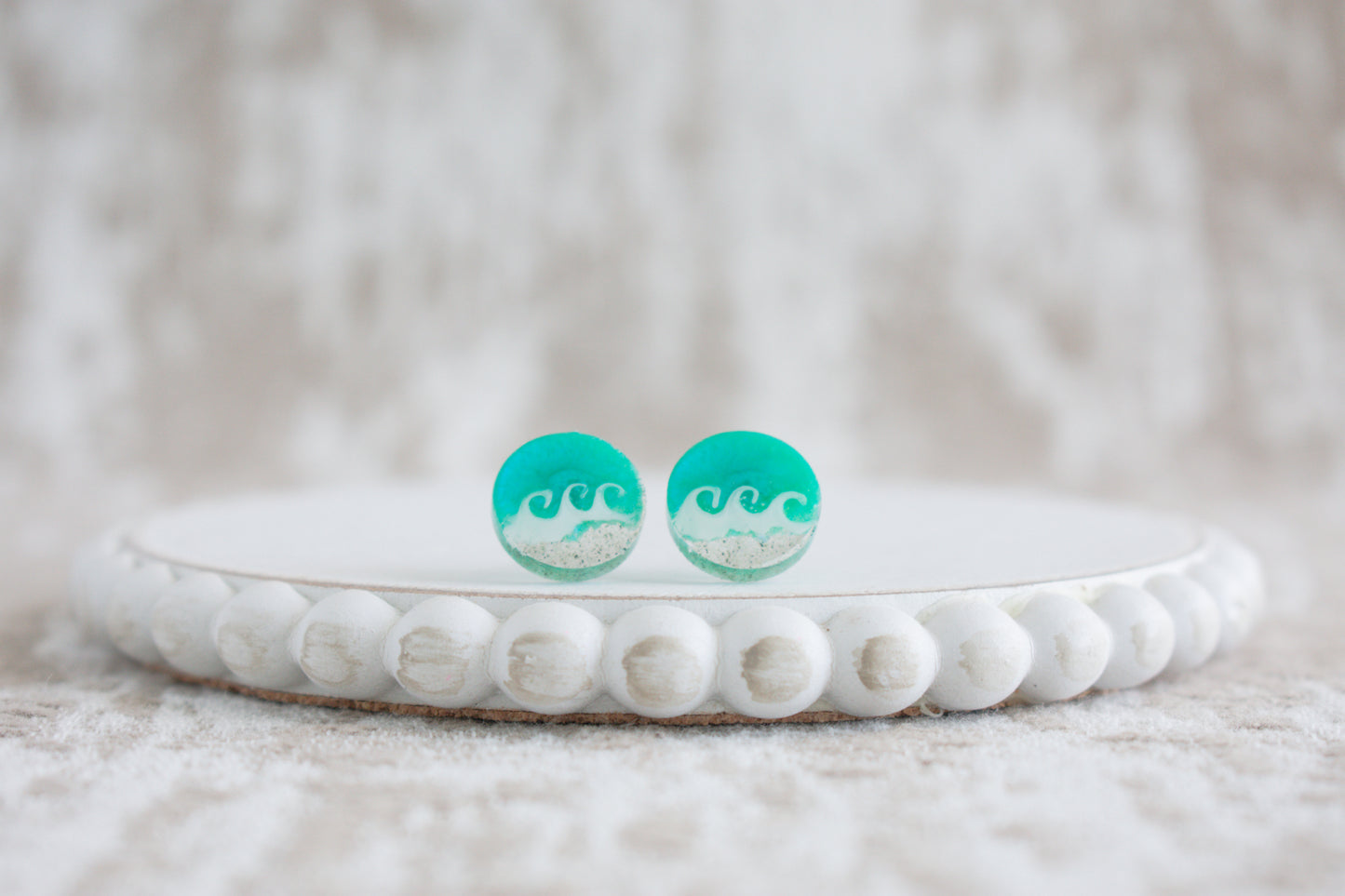 Wave Stud Earrings