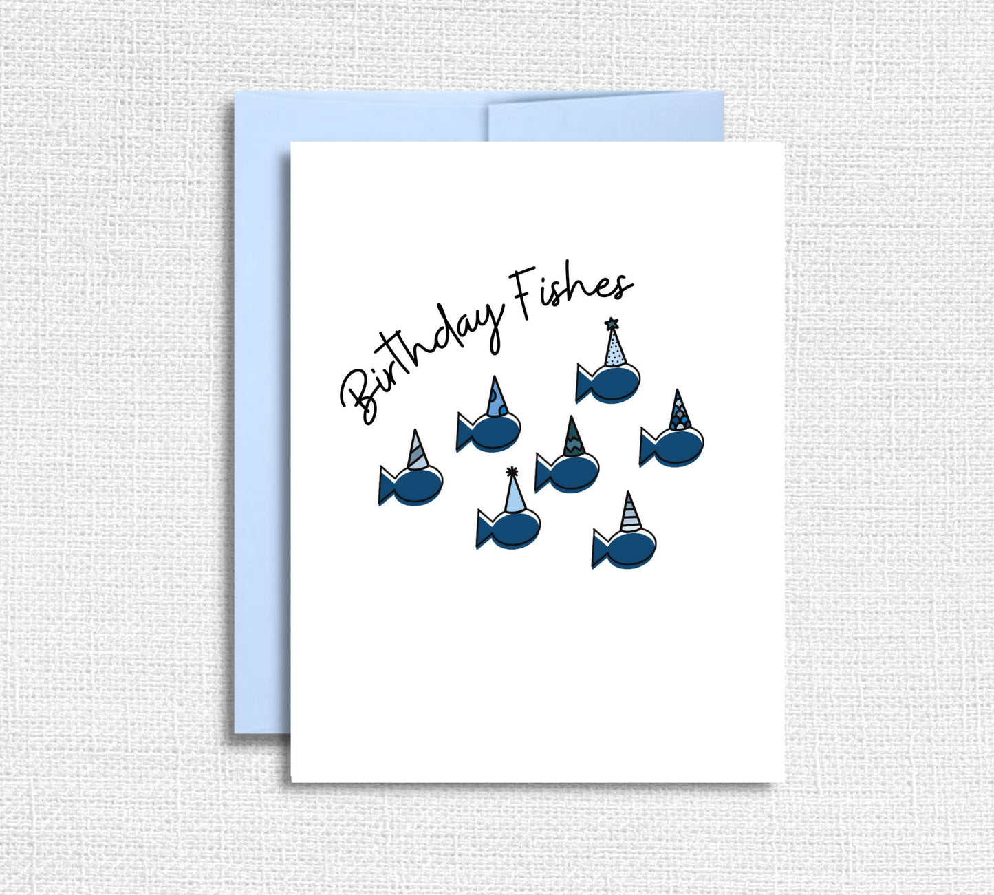 Birthday Fishes Greeting Card