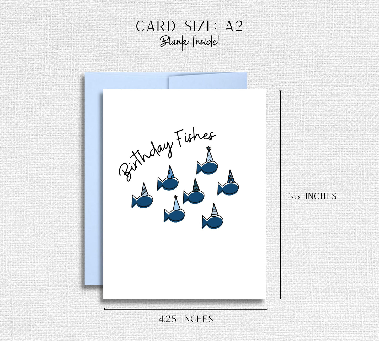 Birthday Fishes Greeting Card